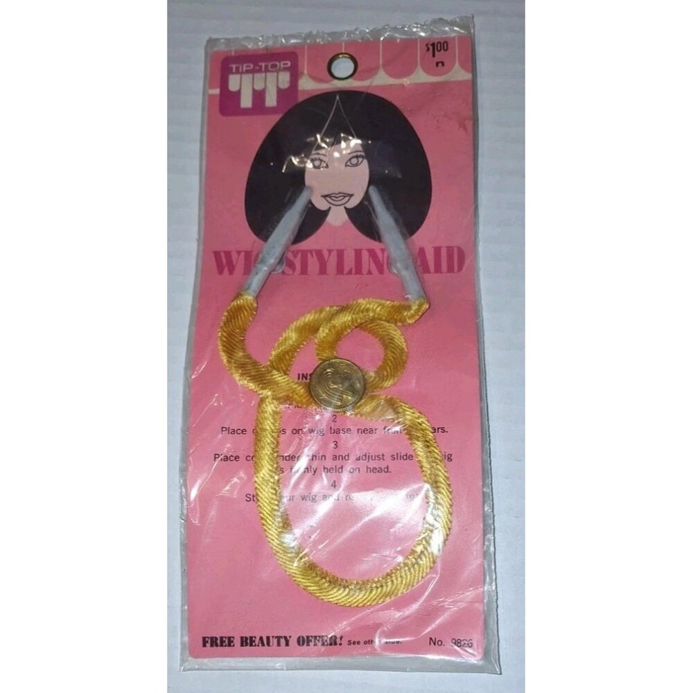 vintage tip‎ top division of Fabergé wig styling aid holder 1970s